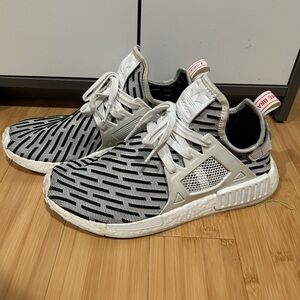 Adidas NMD XR1 Primeknit Zebra 2017 BOOST WHITE BLACK